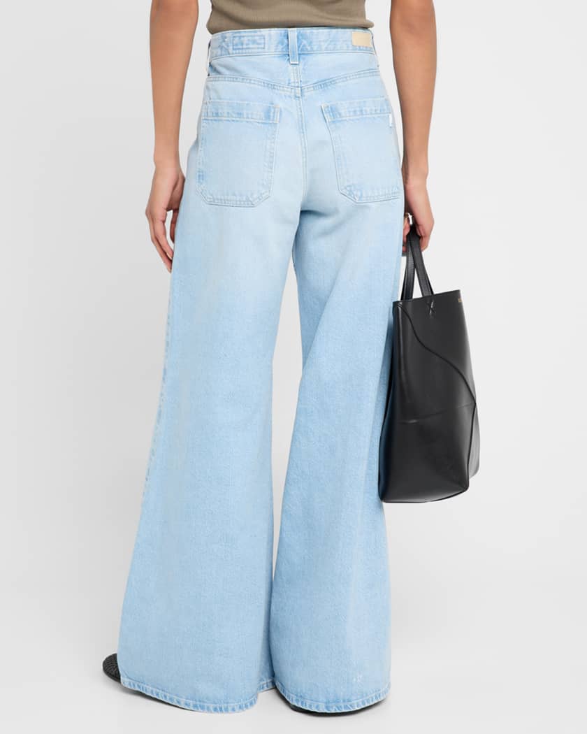 Posey Mid-Rise Super-Wide Jeans