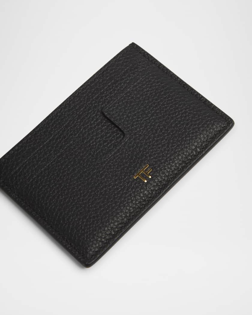TF Card Holder in Grained Leather