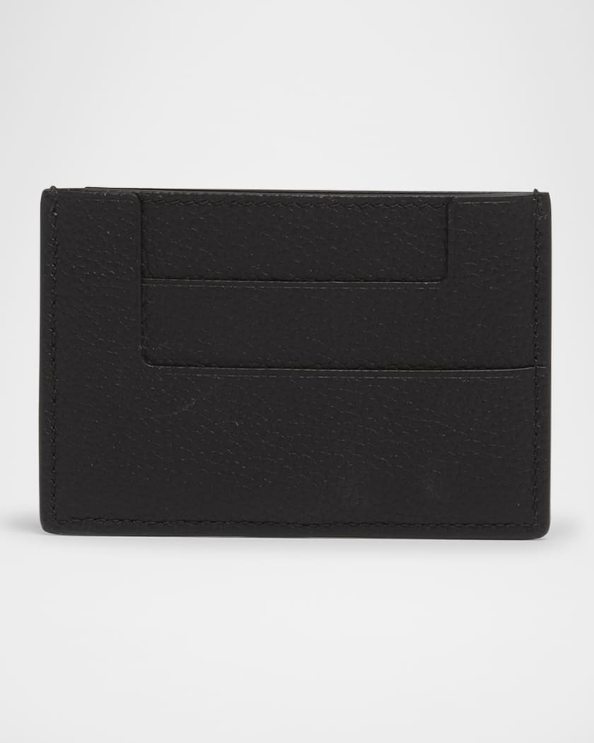 TF Card Holder in Grained Leather