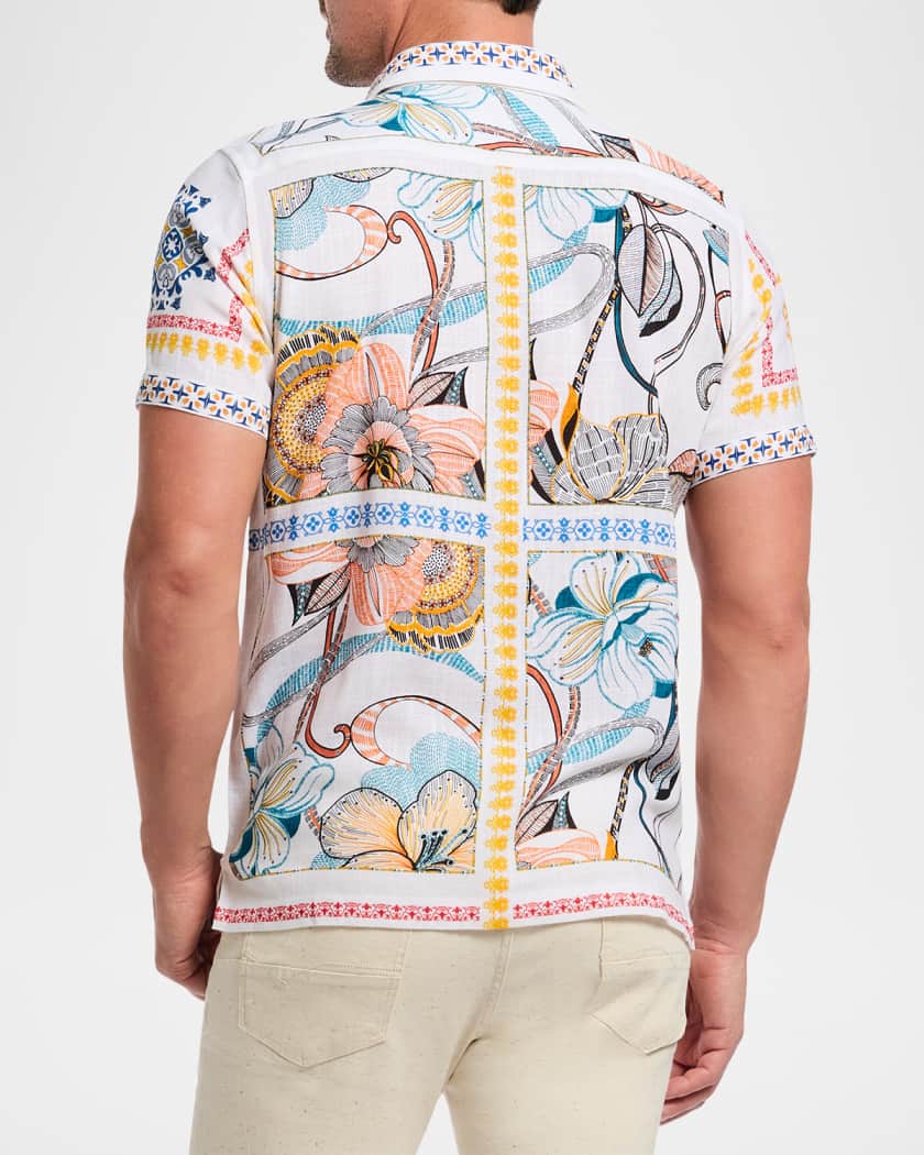 Men's Manzu Short-Sleeve Shirt