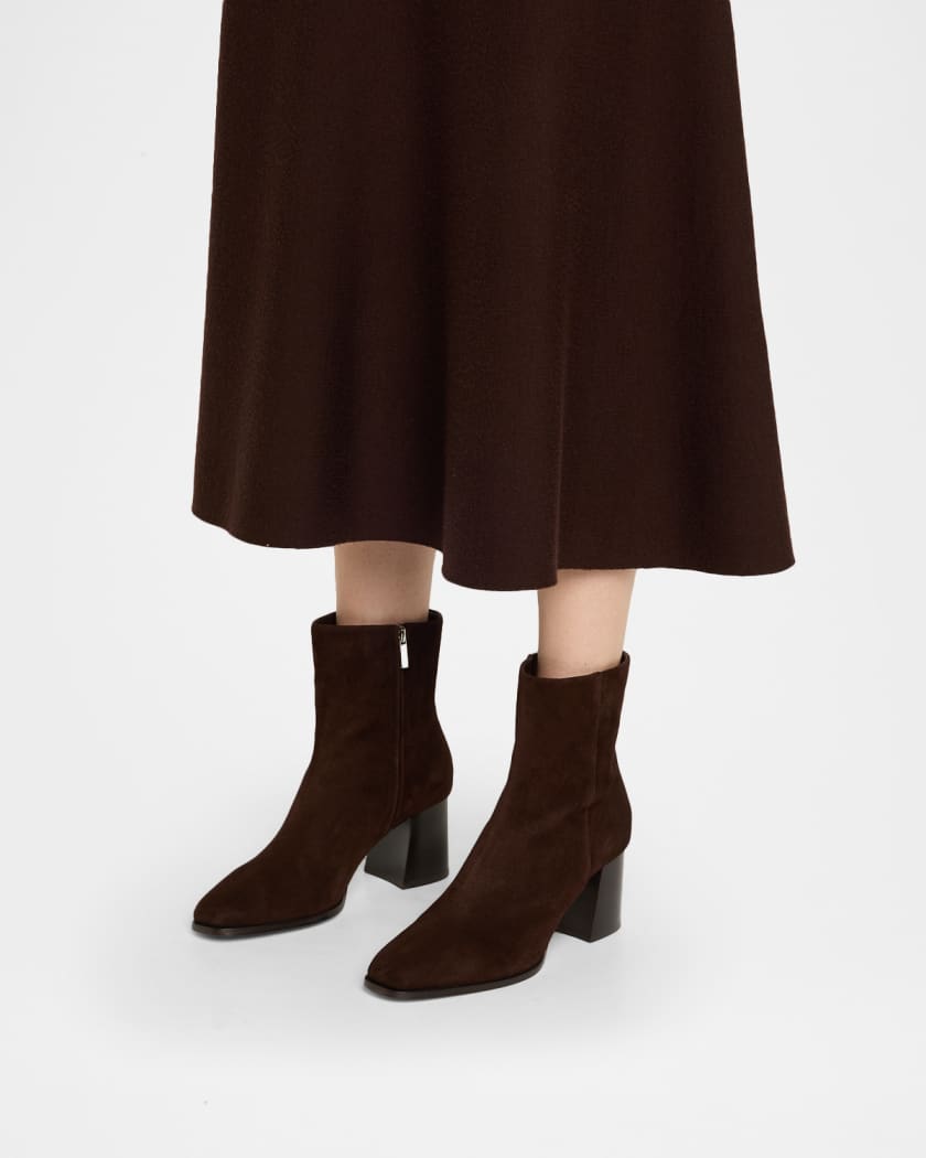 Linne Suede Ankle Booties