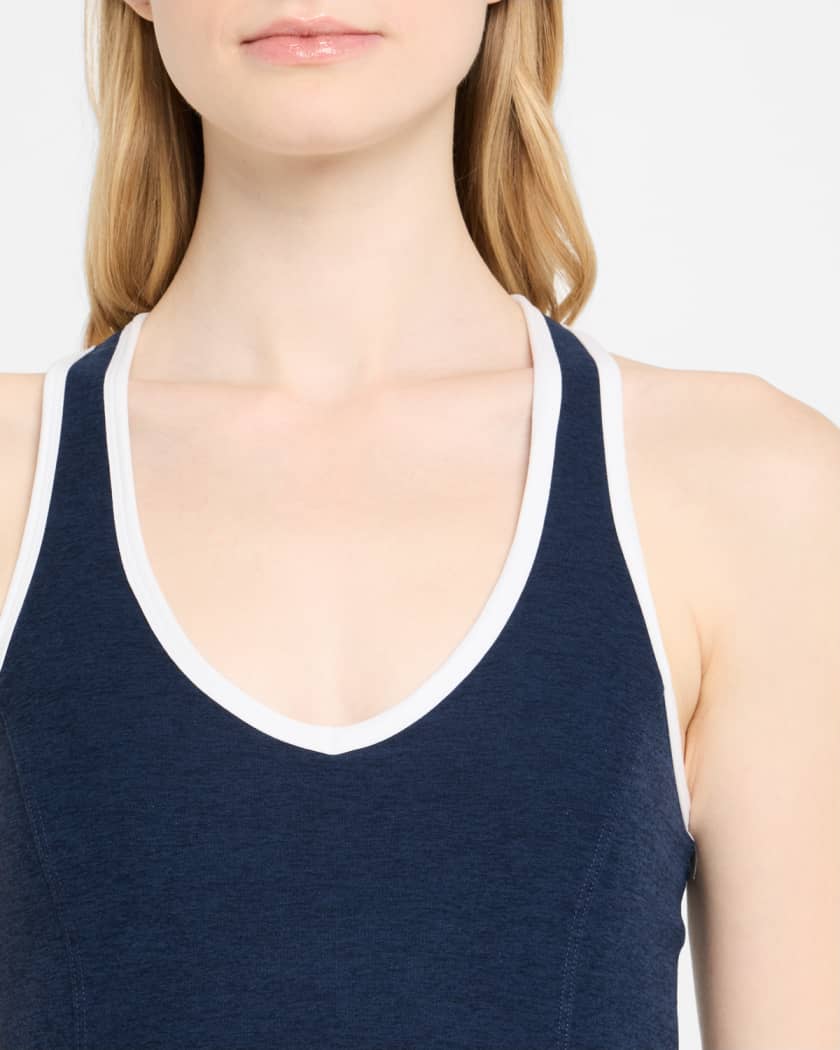 Spacedye Contrast-Trim Active Dress