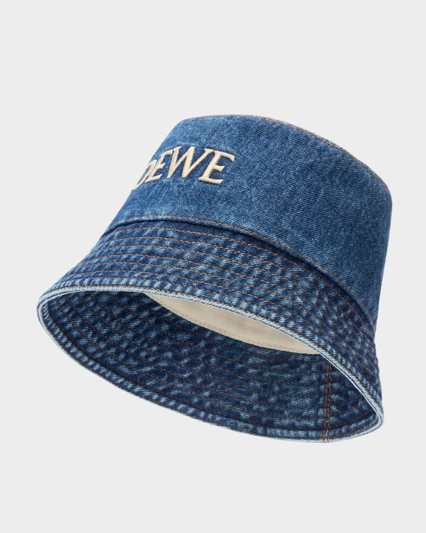 Logo Denim Bucket Hat