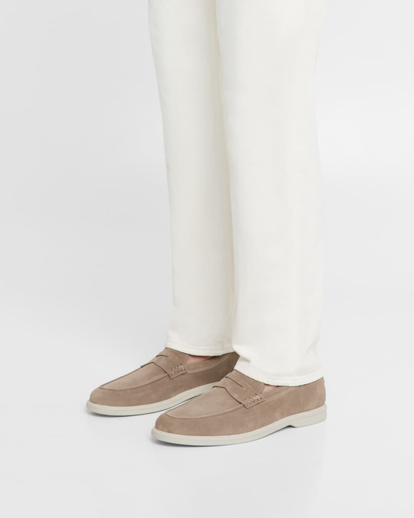 Men's Excursionist Suede Penny Loafers