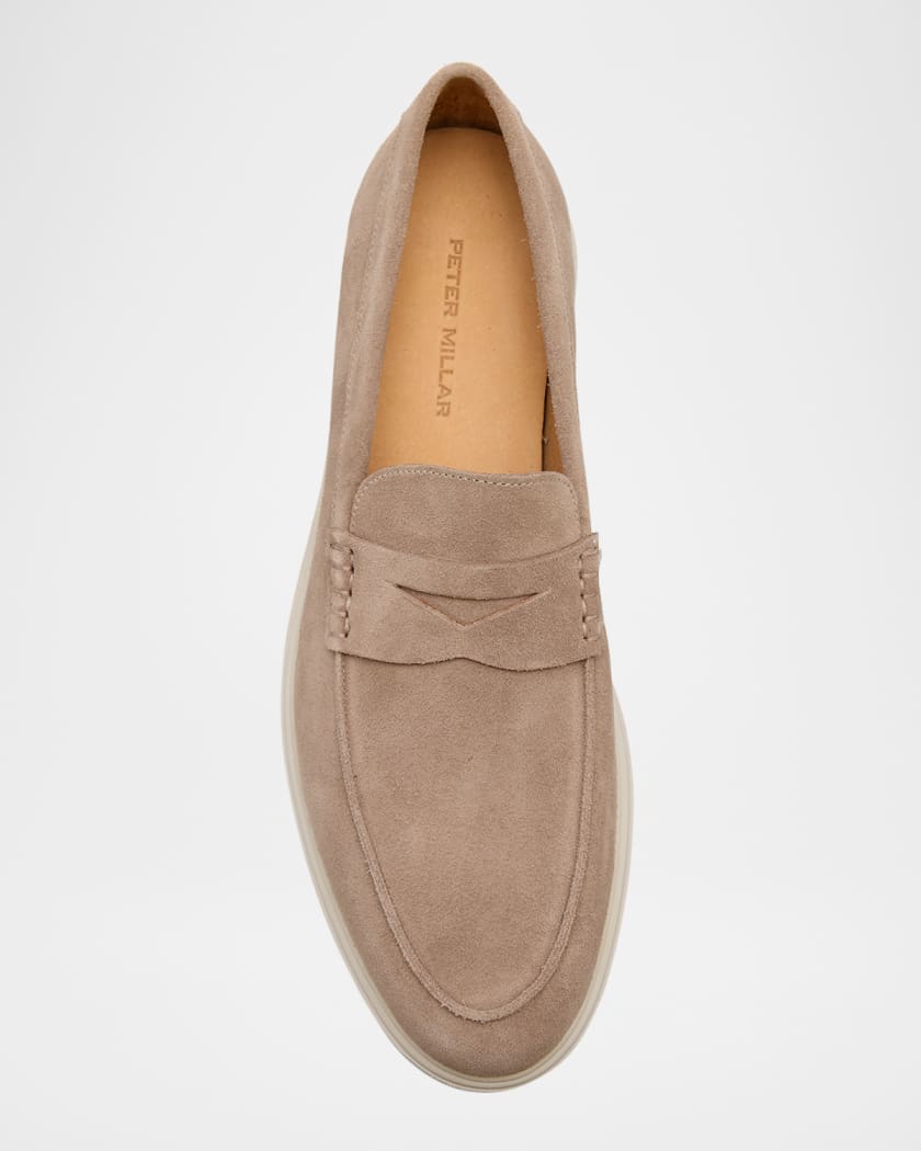 Men's Excursionist Suede Penny Loafers