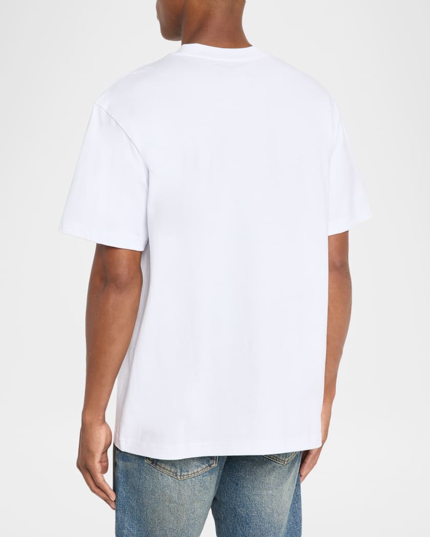 Men's Jersey Barbed Wire Graphic Logo T-Shirt