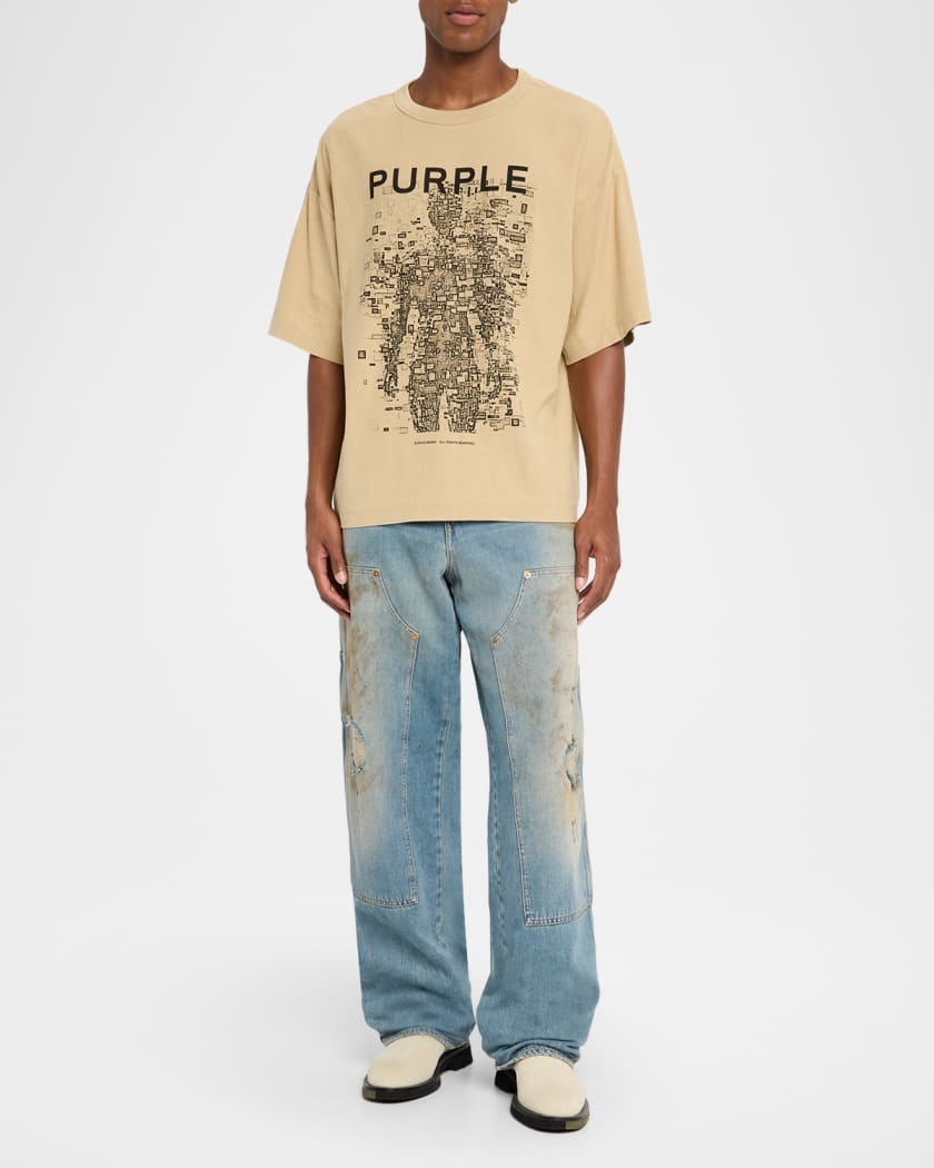 Men's Oversized-Fit Logo Graphic T-Shirt