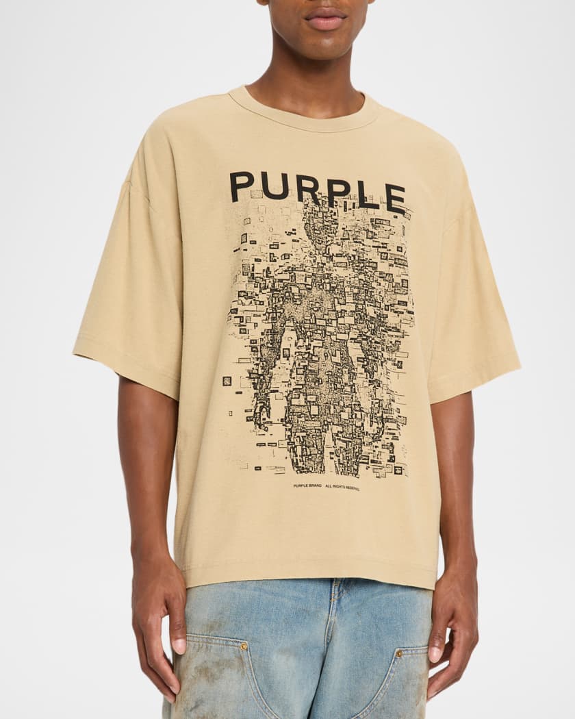 Men's Oversized-Fit Logo Graphic T-Shirt