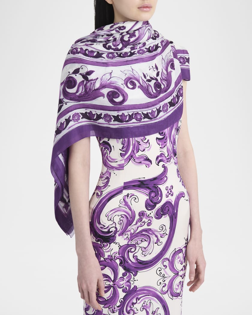 【関税&送料込】Dolce & Gabbana Foulard Women's Scarves and Silks| Dolce&Gabbana