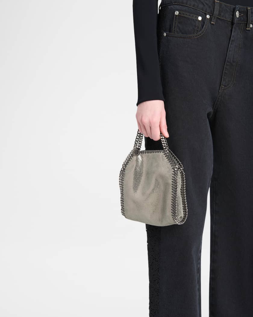 Falabella Tiny Eco Shiny Top-Handle Bag