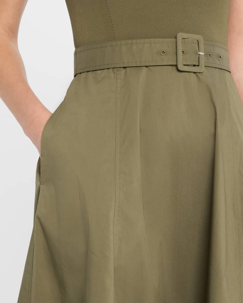 Carmen A-Line Midi Combo Dress 