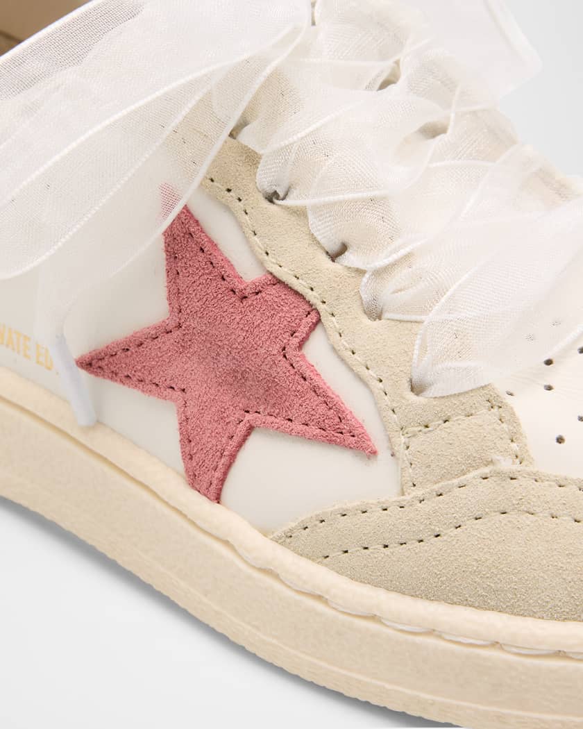  Girl's Ballstar Suede Low Top Sneakers, Toddlers/Kids