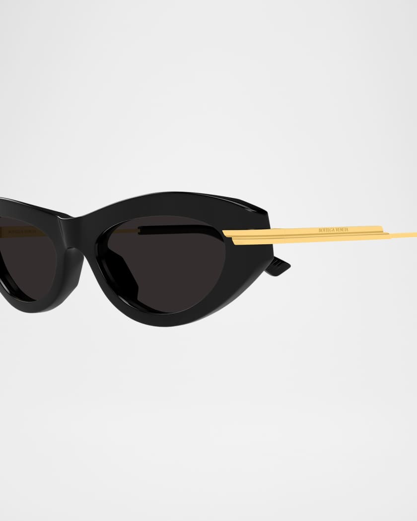 サングラス Bv1368s Sunglasses - Bottega Veneta - Acetate - Black Bottega Veneta BV1368S Cat-Eye Recycled Acetate Sunglasses