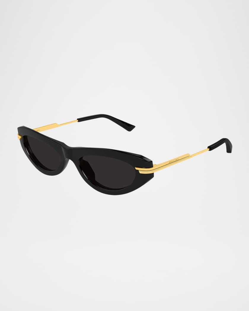 【関税込み】Bv1368s Sunglasses - Bottega Veneta - Acetate - Bottega Veneta BV1368S Cat-Eye Recycled Acetate Sunglasses