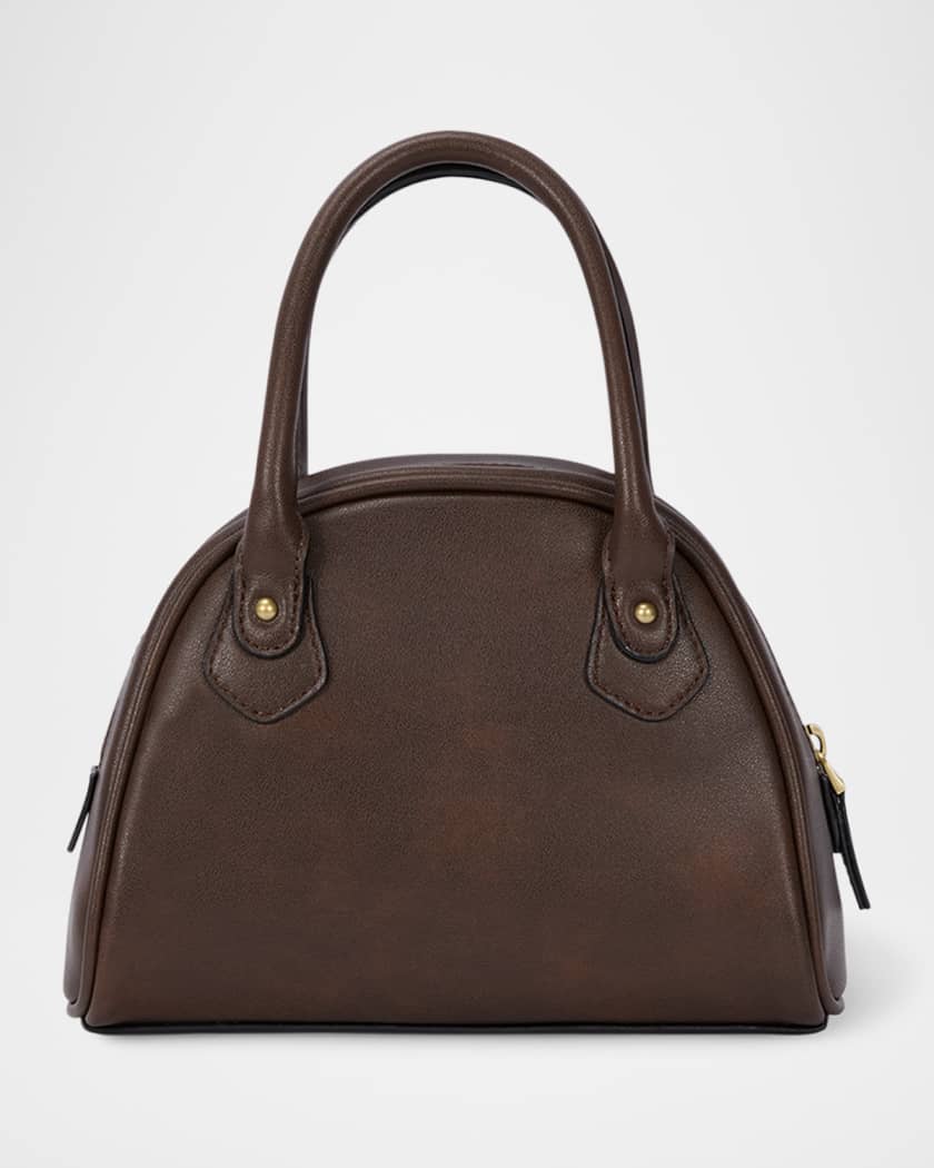 Crescent Leather Shoulder Bag