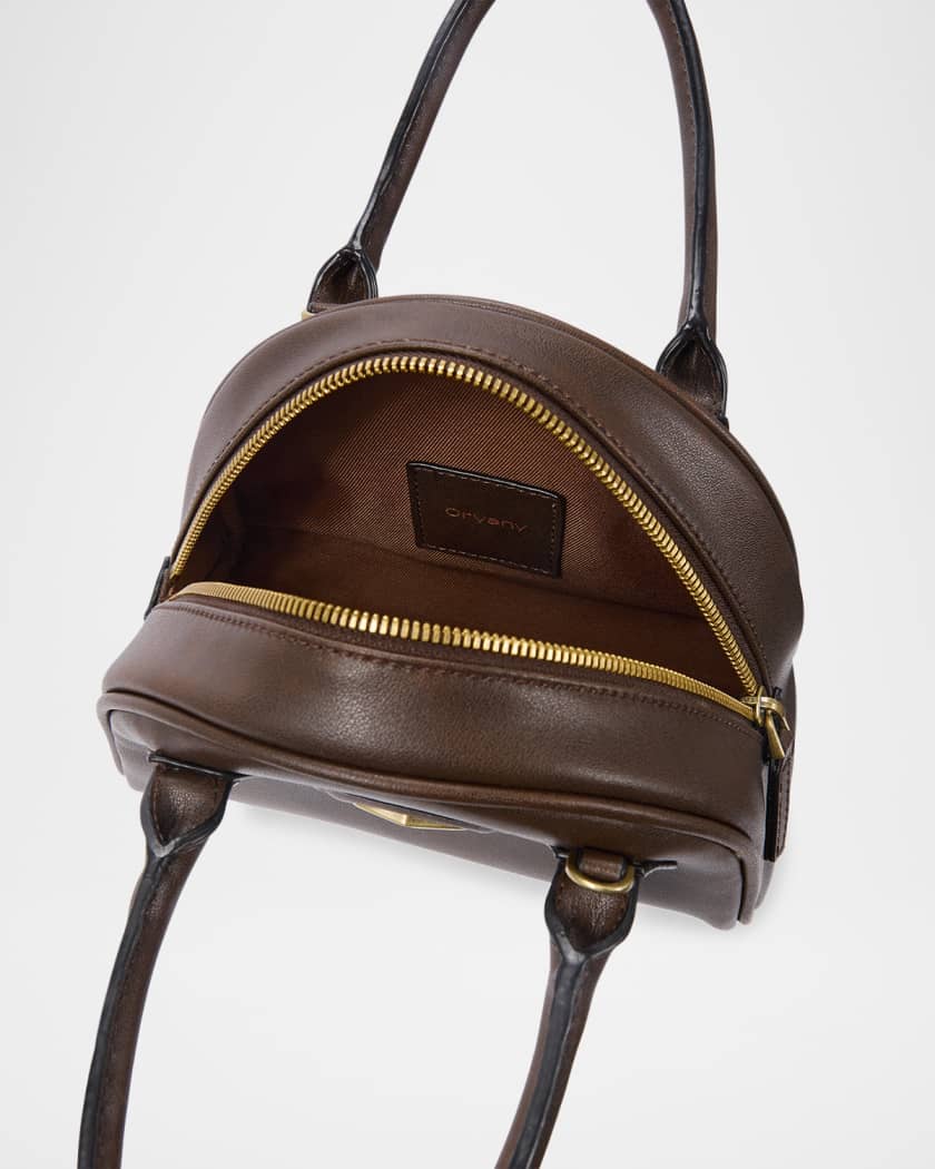 Crescent Leather Shoulder Bag