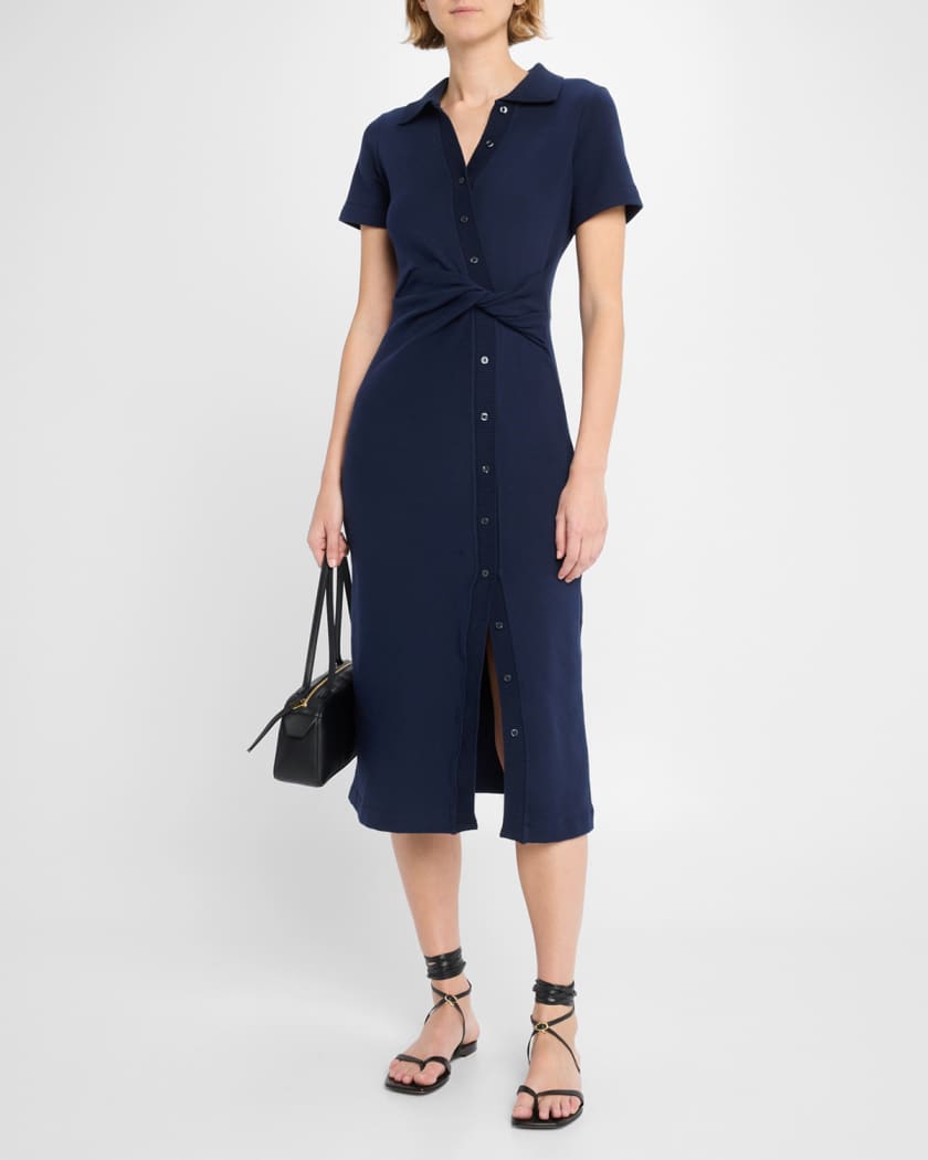 Ellicot Short-Sleeve Midi Dress