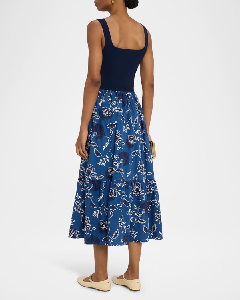 Josephine Sleeveless A-Line Midi Dress