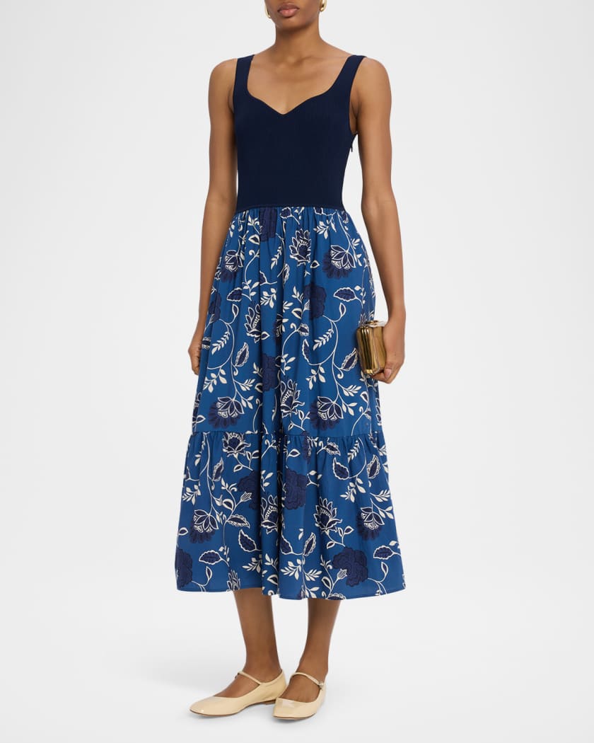 Josephine Sleeveless A-Line Midi Dress