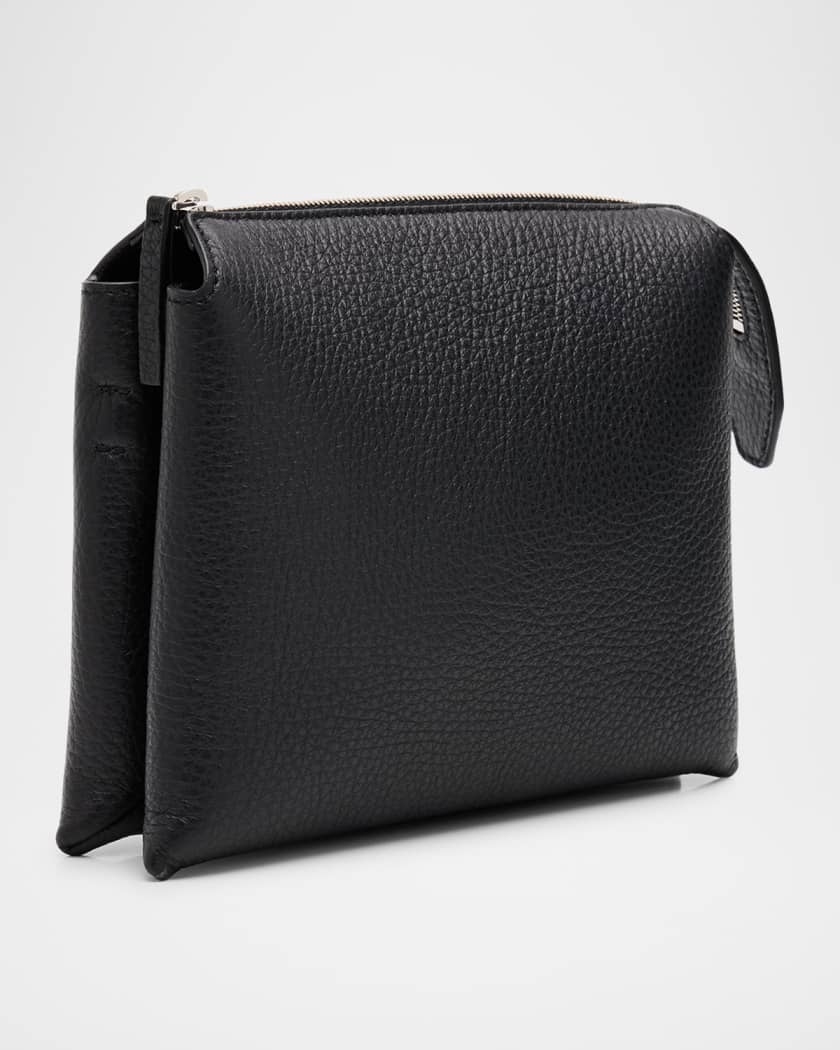 Mini Nu Twin Crossbody Bag in Deer Leather