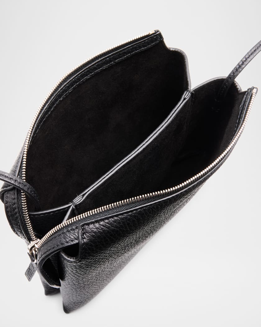 Mini Nu Twin Crossbody Bag in Deer Leather