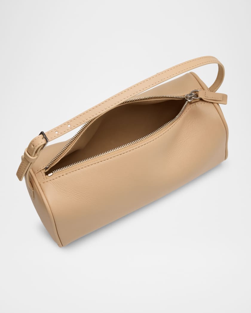 90s Top-Handle Bag in Silk Leather
