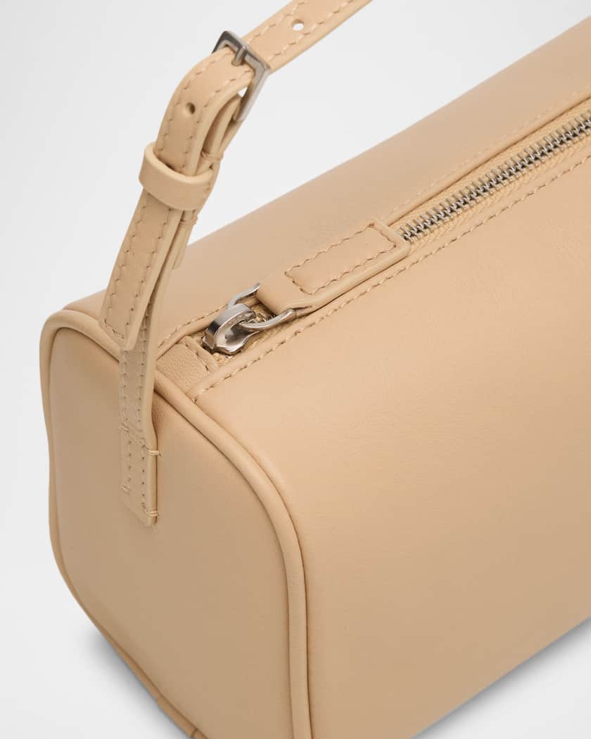 90s Top-Handle Bag in Silk Leather