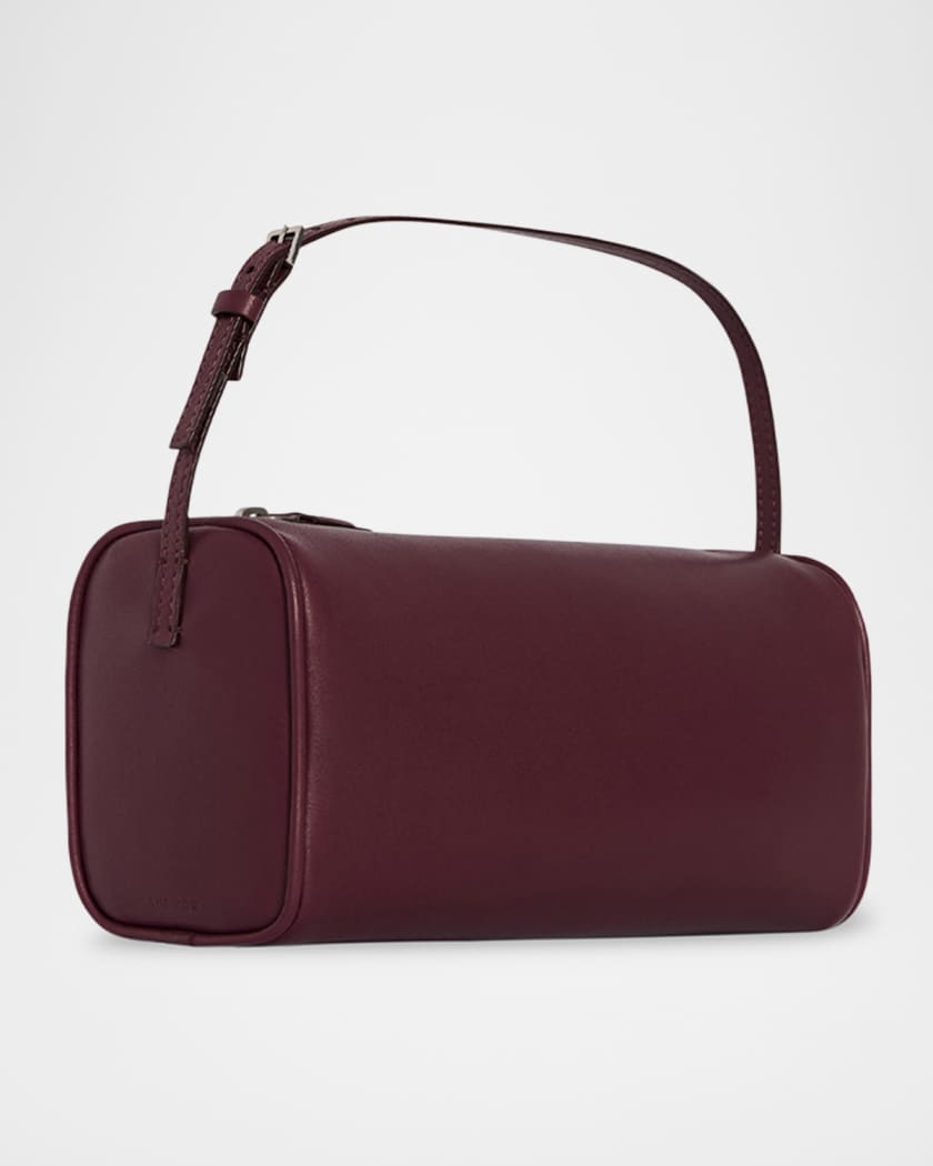 90s Top-Handle Bag in Silk Leather