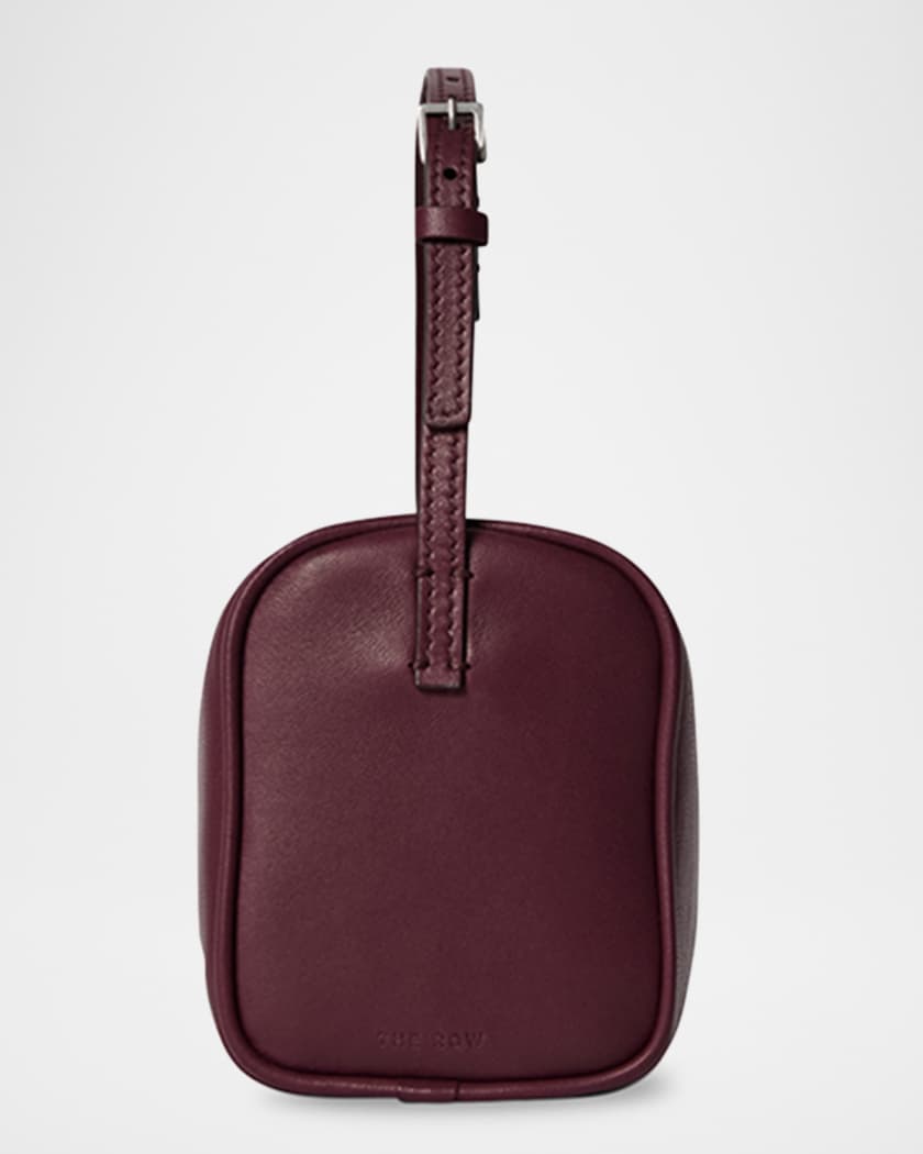 90s Top-Handle Bag in Silk Leather