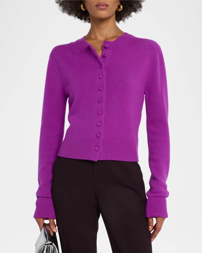 Skyler Cropped Cashmere Cardigan