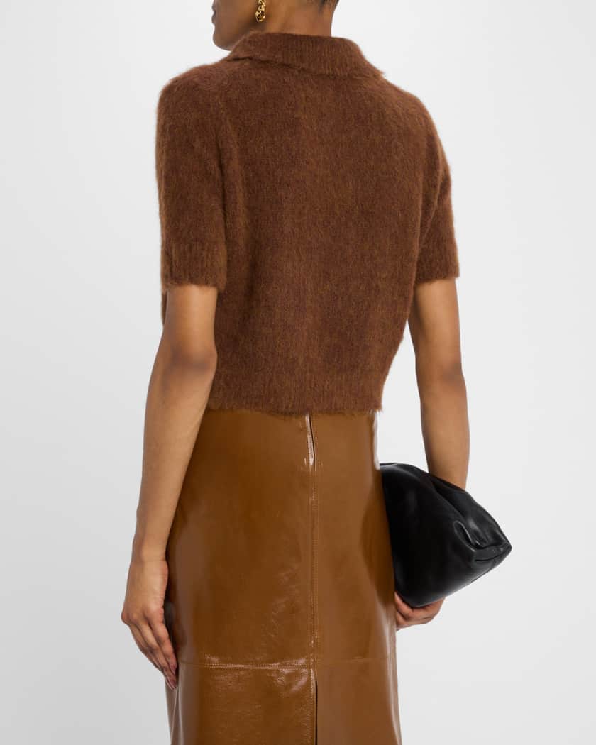 Gio Short-Sleeve Polo Sweater