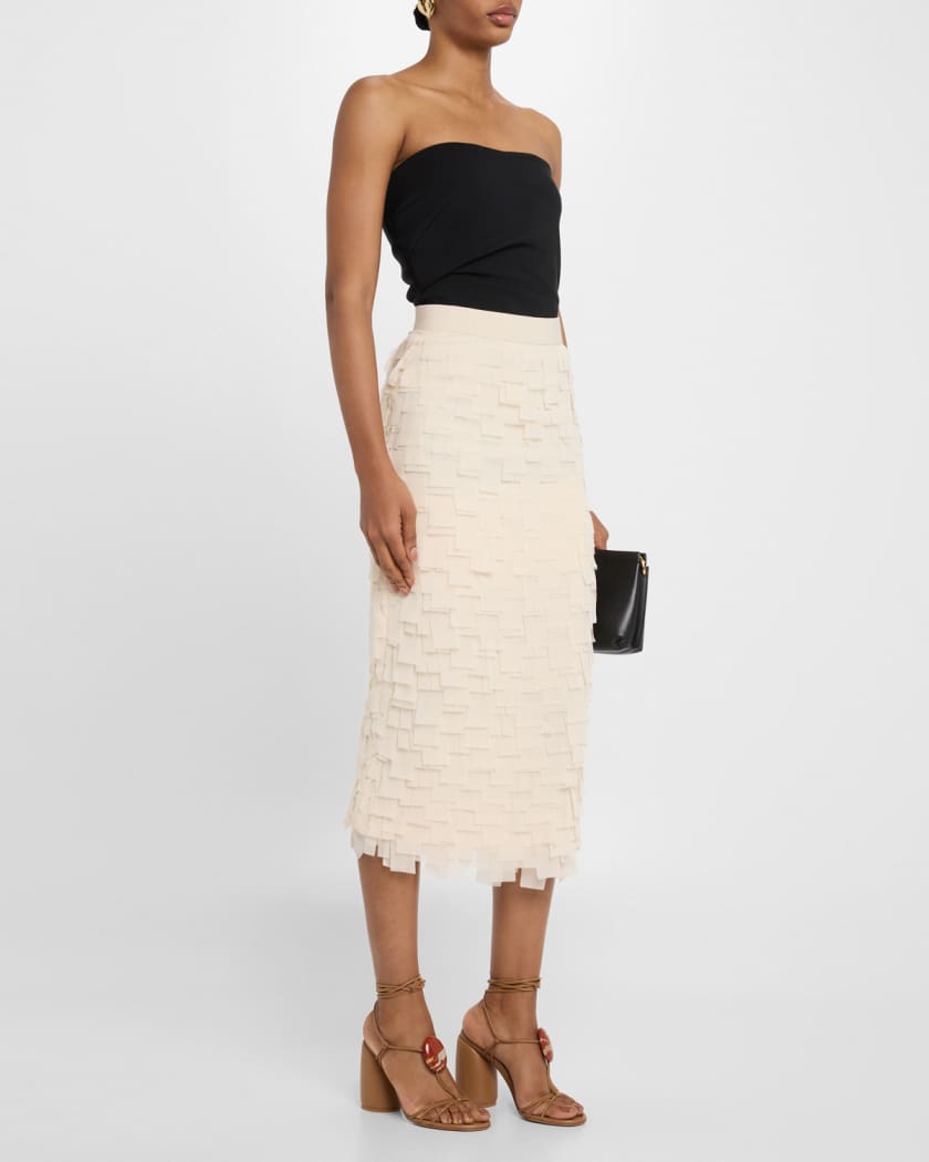 Brianna Layered Midi Skirt