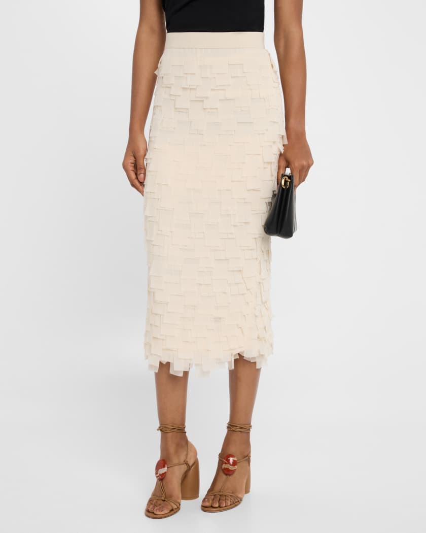 Brianna Layered Midi Skirt