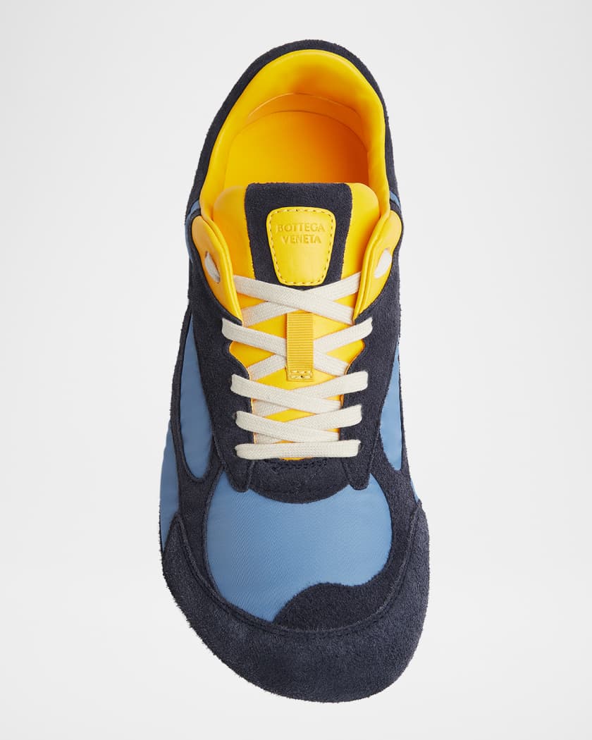 Orbit Lite Lace-Up Suede and Nylon Sneakers