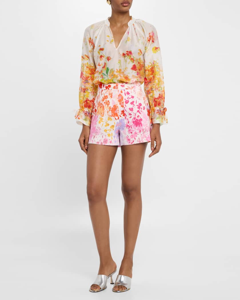 Milon Organza V-Neck Blouse