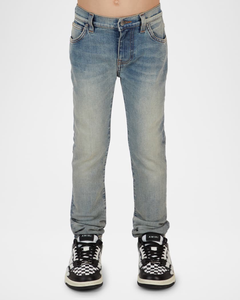 Boy's Stack Light Wash Jeans, Size 4-12