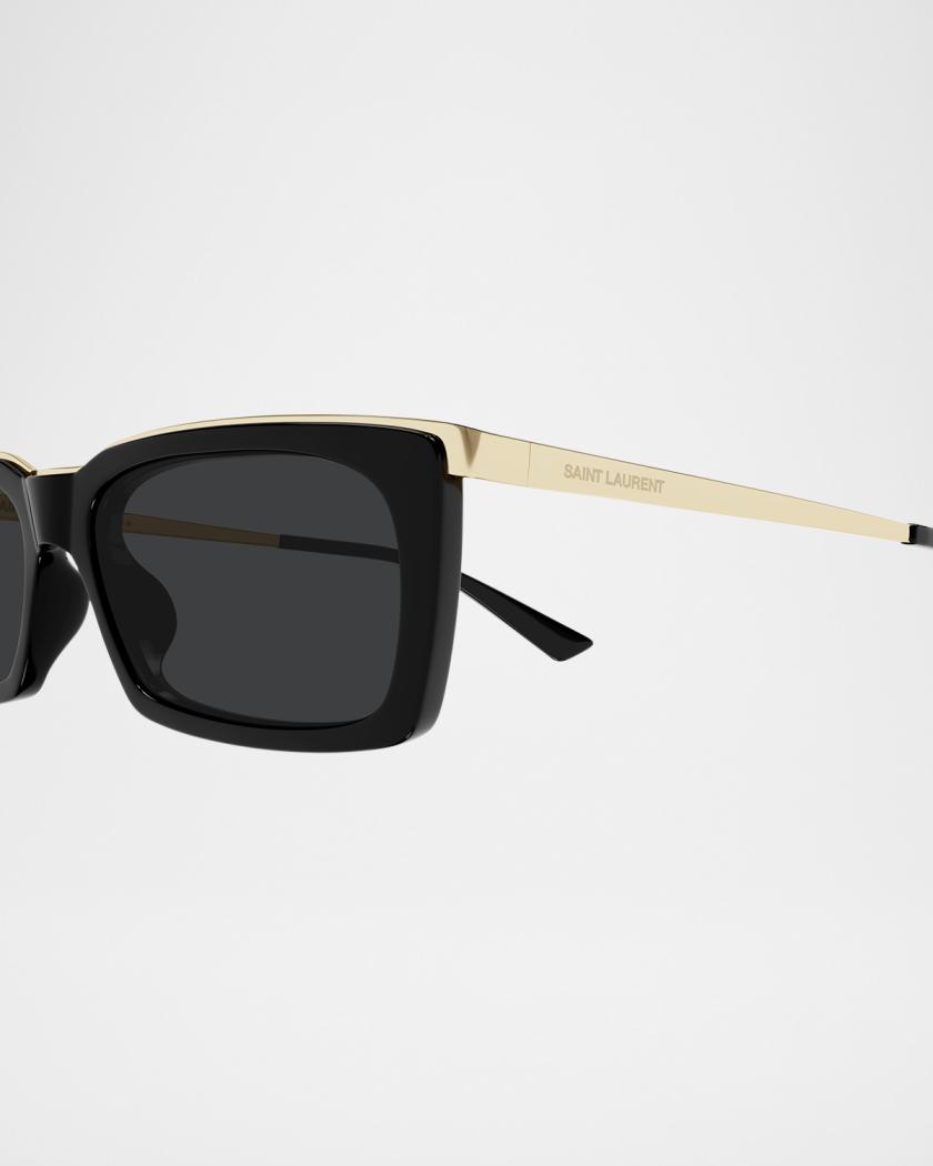 Saint Laurent Unisex SL 766 Acetate Rectangle Sunglasses | Neiman