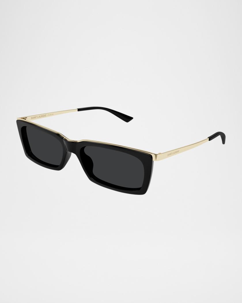 Saint Laurent Unisex SL 766 Acetate Rectangle Sunglasses | Neiman