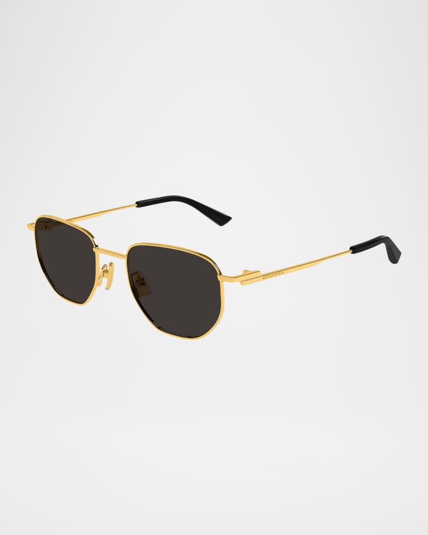 Unisex BV1301S Metal Round Sunglasses