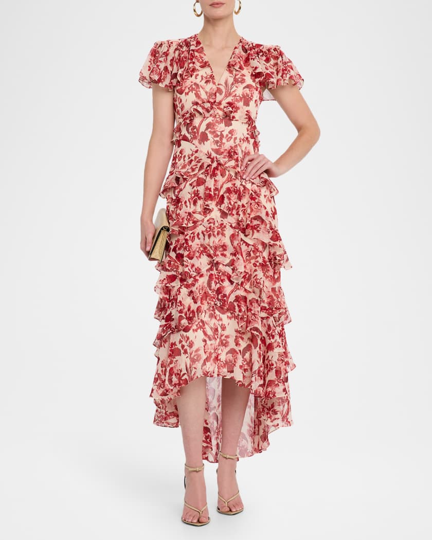 Tatum Floral Ruffled Maxi Dress 