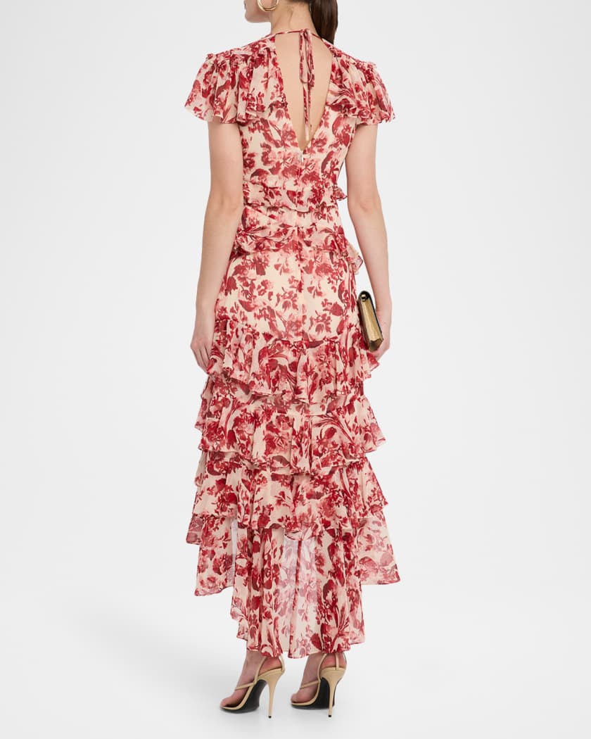 Tatum Floral Ruffled Maxi Dress 