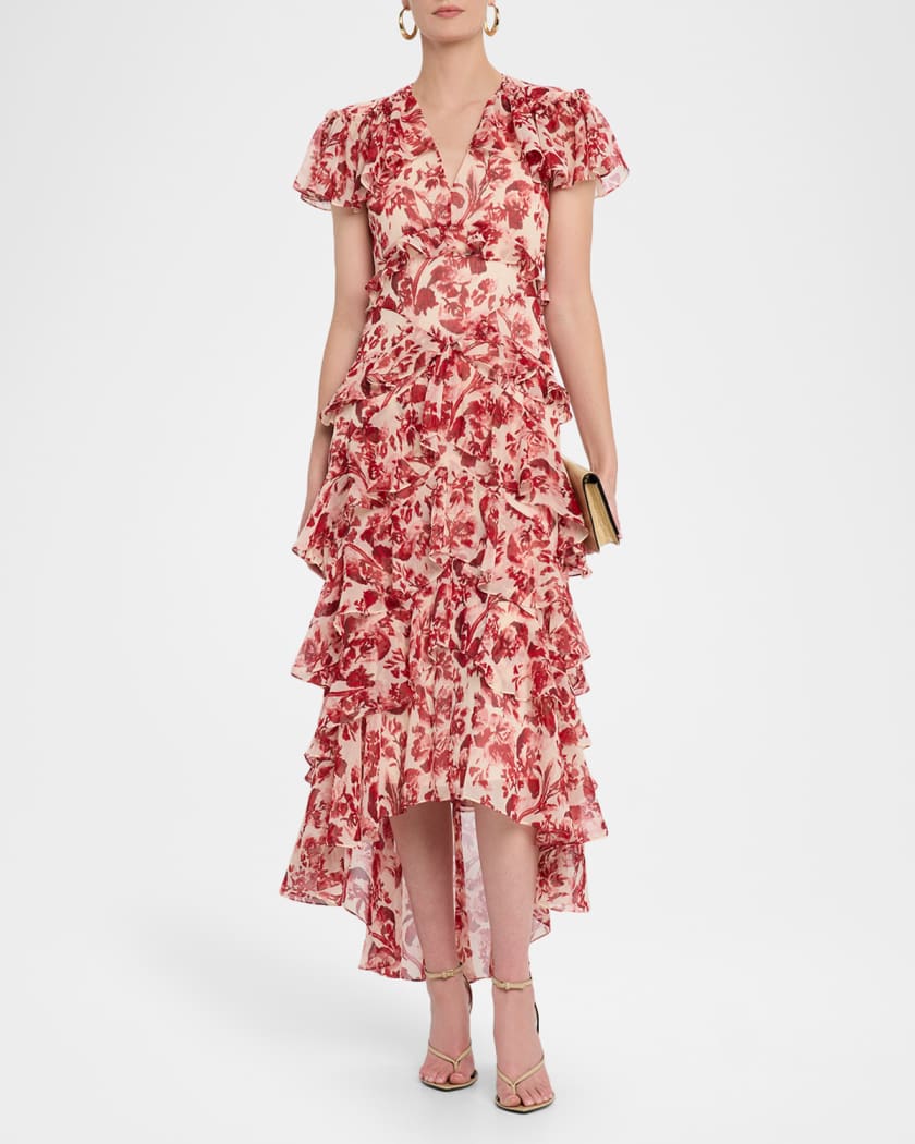 Tatum Floral Ruffled Maxi Dress 