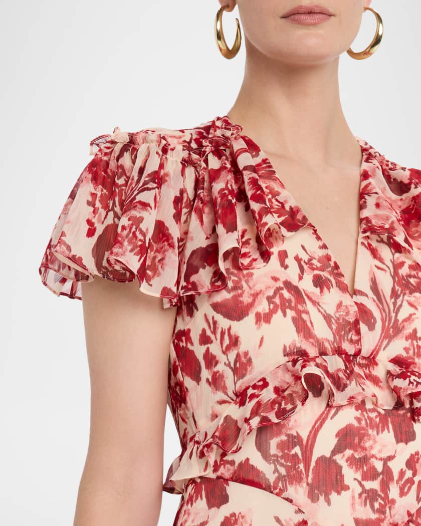 Tatum Floral Ruffled Maxi Dress 