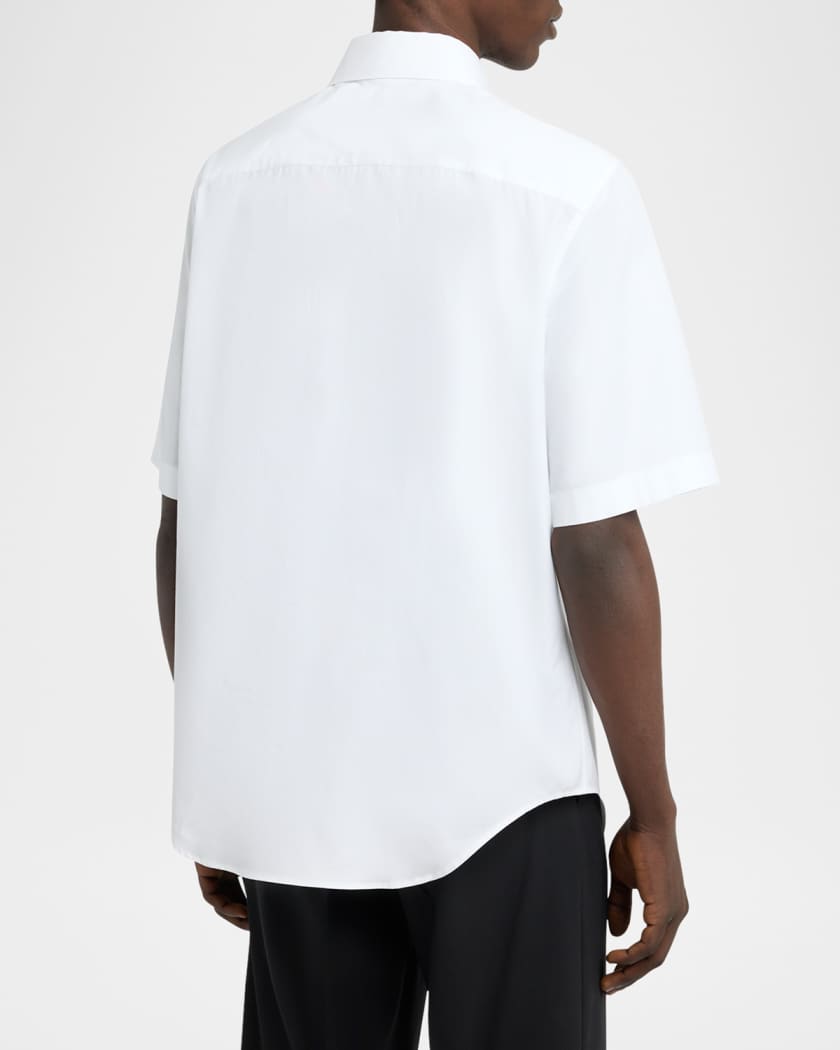 Men's Embroidered Theatre Crest Short-Sleeve Shirt