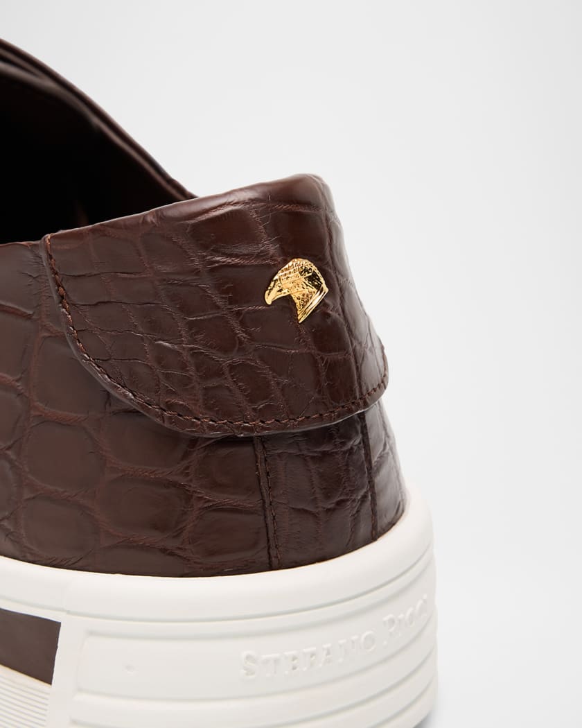 Men's Crocodile Leather Sneakers
