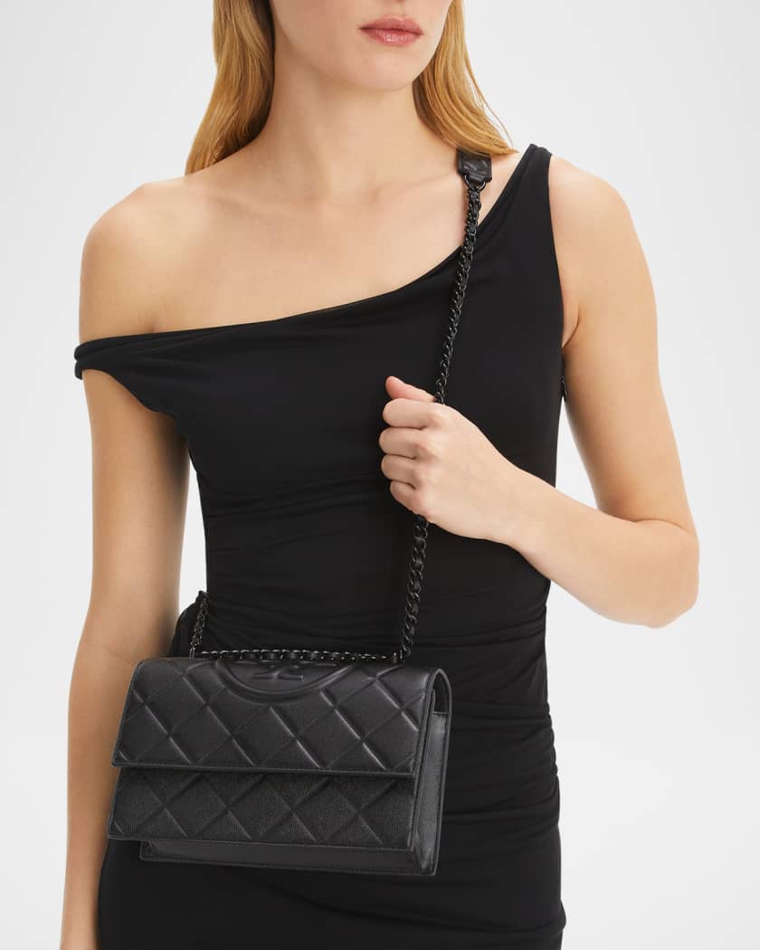 Fleming Small Quilted Leather Convertible Shoulder Bag