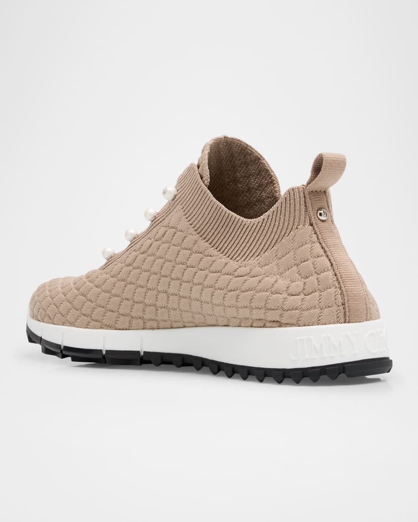 Veles Embellished Knit Trainers