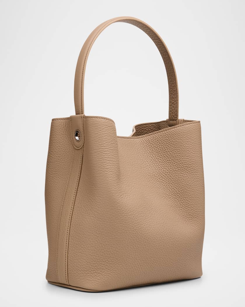 Odeon PM Grain Leather Bucket Bag