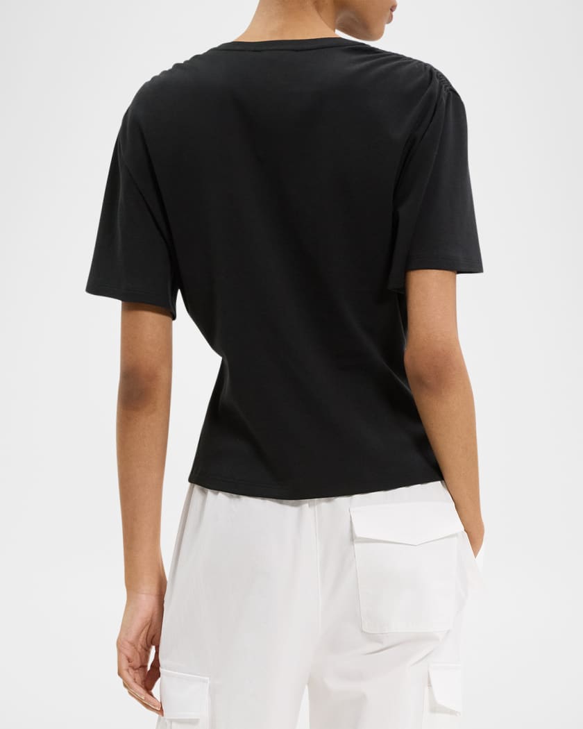 Gathered Shoulder Top