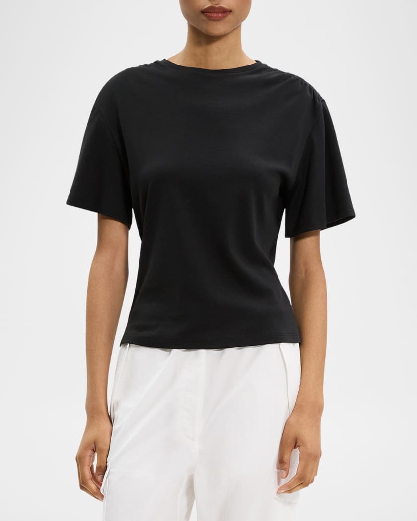 Gathered Shoulder Top